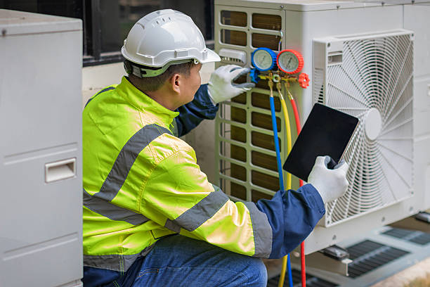 Professional Hvac technician working in Milton, NH